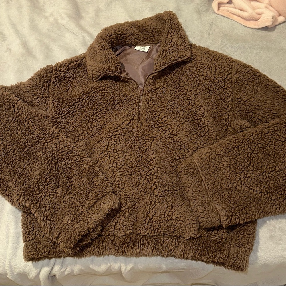 Brown Teddy Jacket